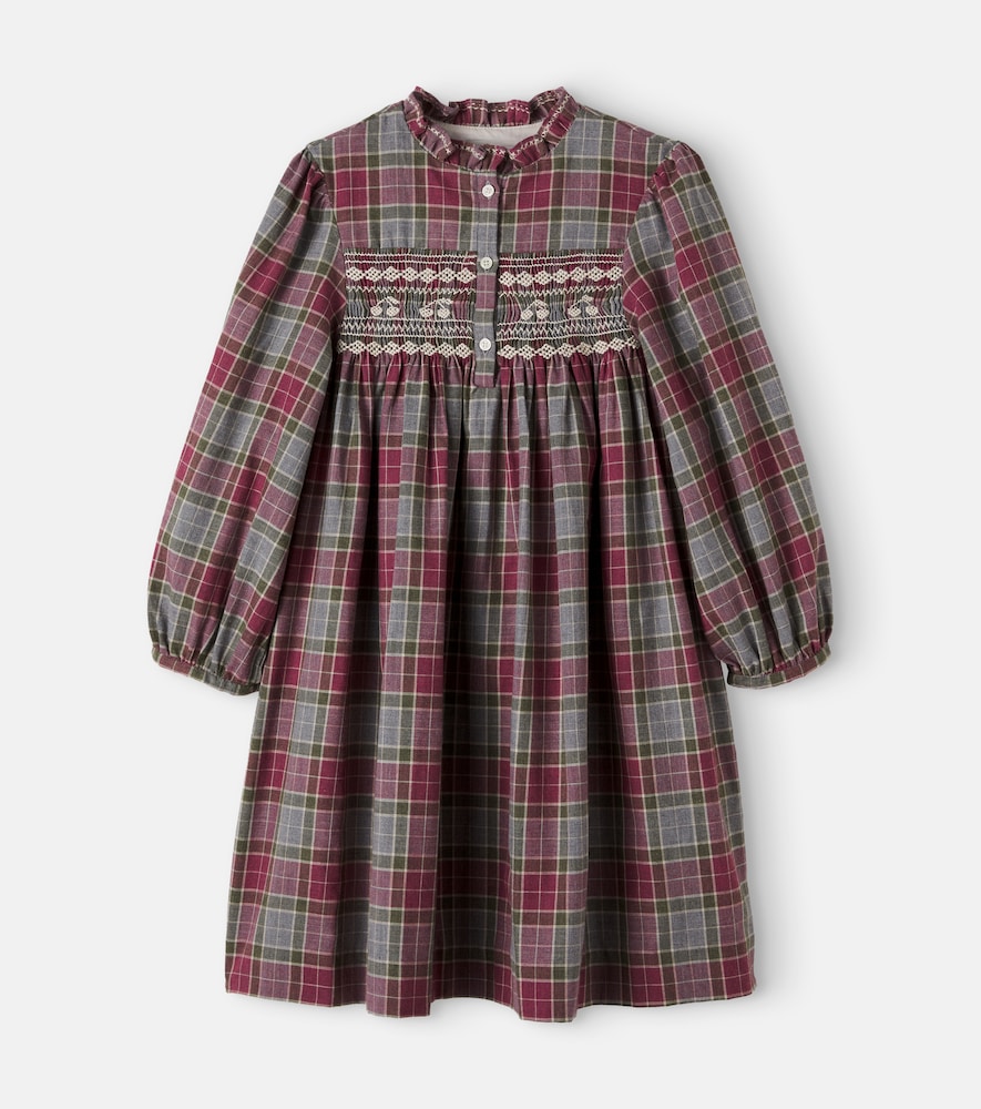 Besticktes Kleid Maddalina aus Baumwolle