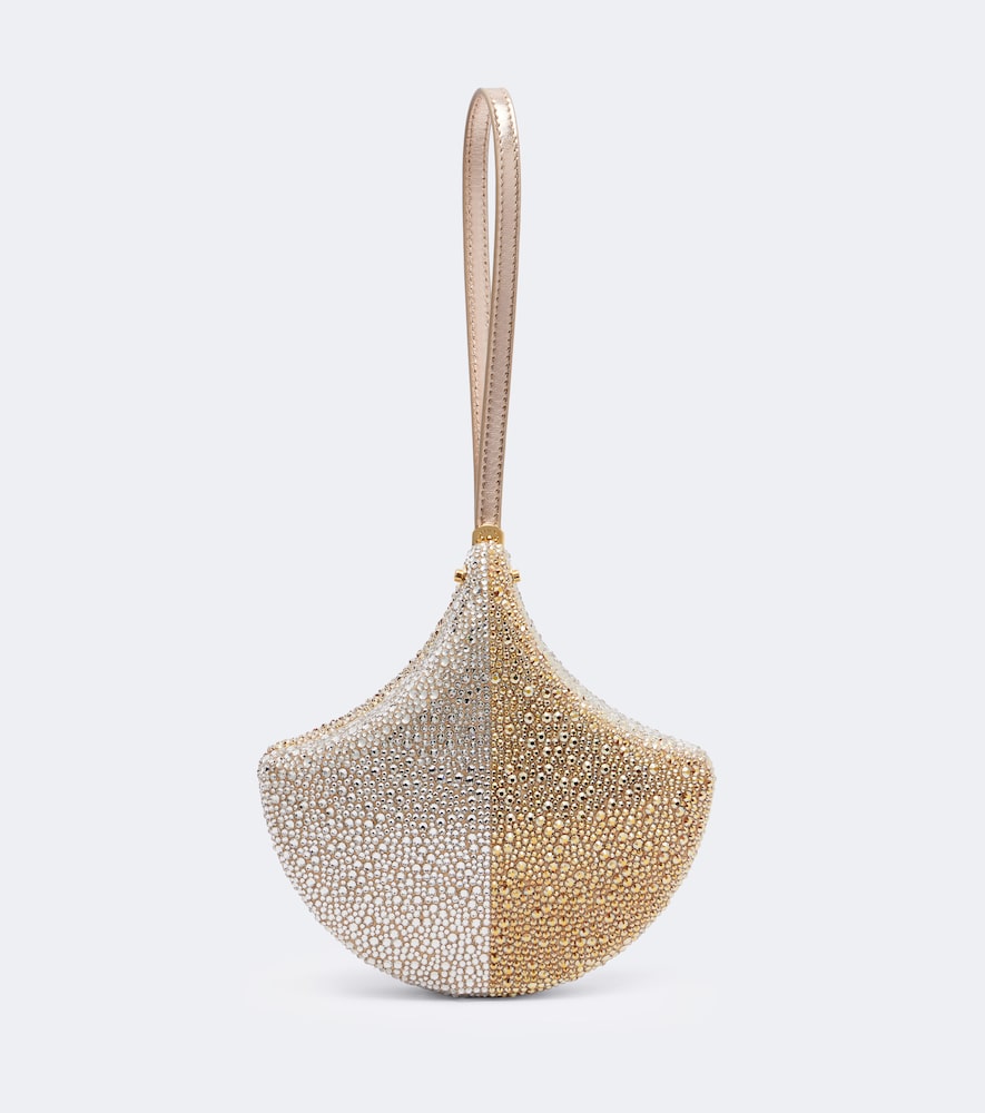 Verzierte Clutch Ginkgo