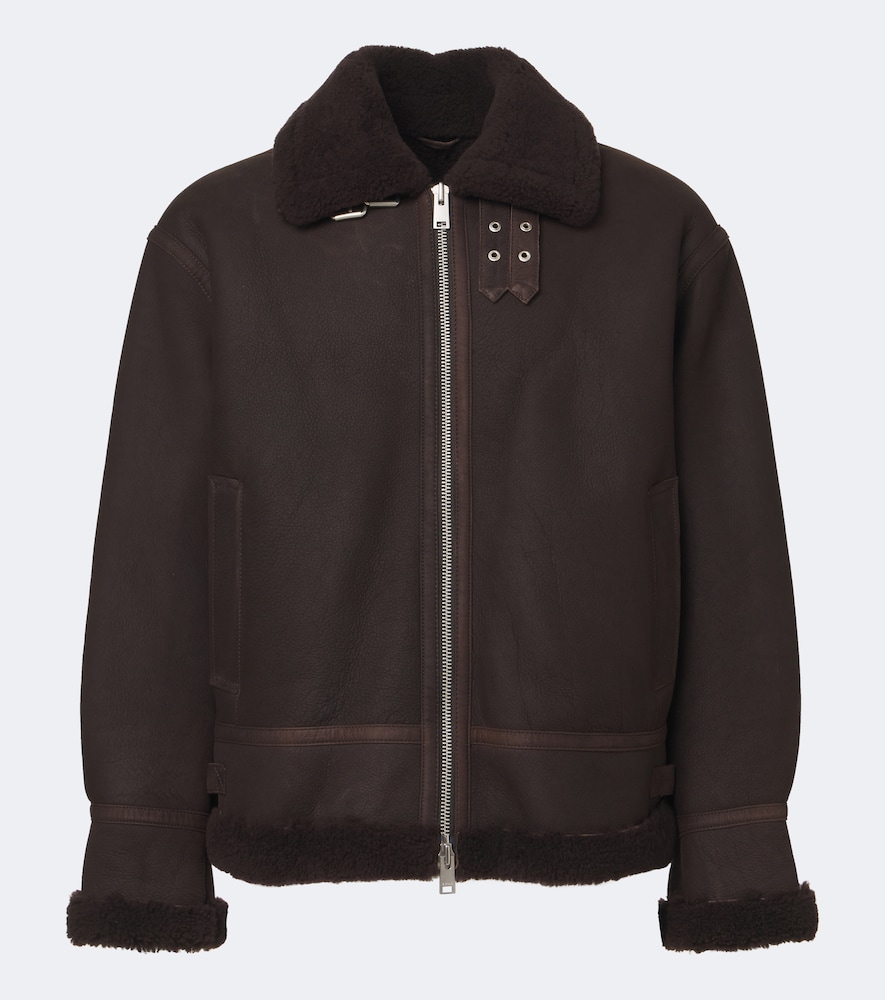 Giacca Sano in pelle con shearling