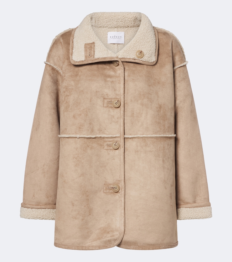 Shona Reversible Teddy-Trimmed Jacket