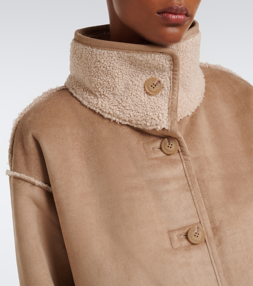 Shona Reversible Teddy-Trimmed Jacket
