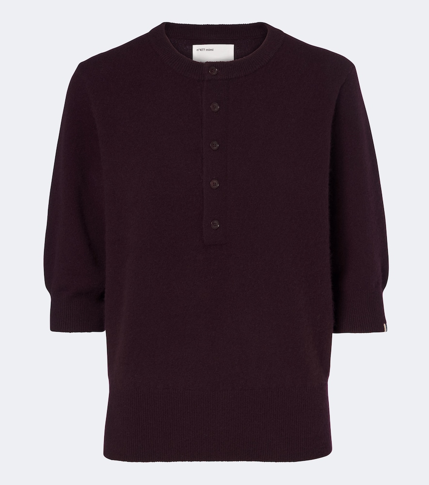 Extreme Cashmere N°477 Mimi Cashmere-blend Sweater In Purple