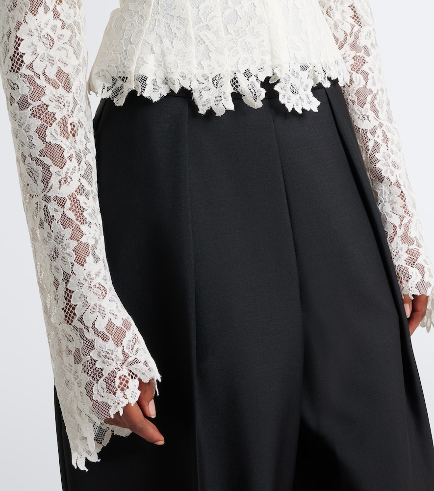 Vitalis Lace Cotton-Blend Corset Top