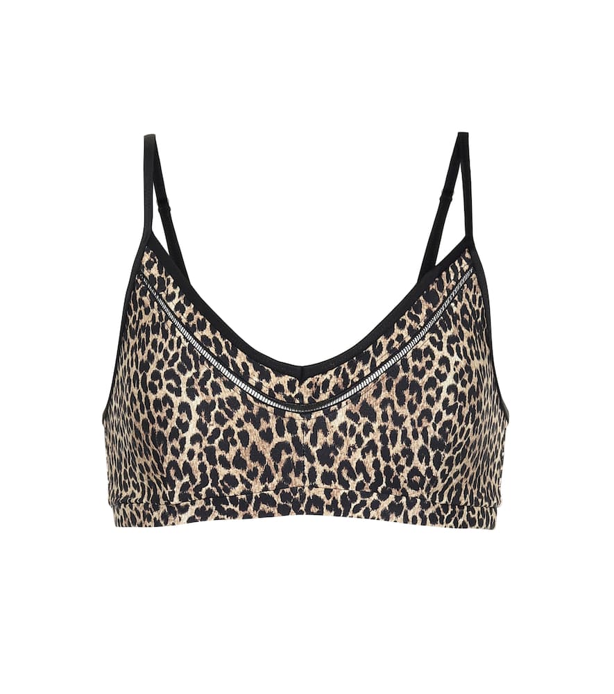 The Upside Leopard-print sports bra