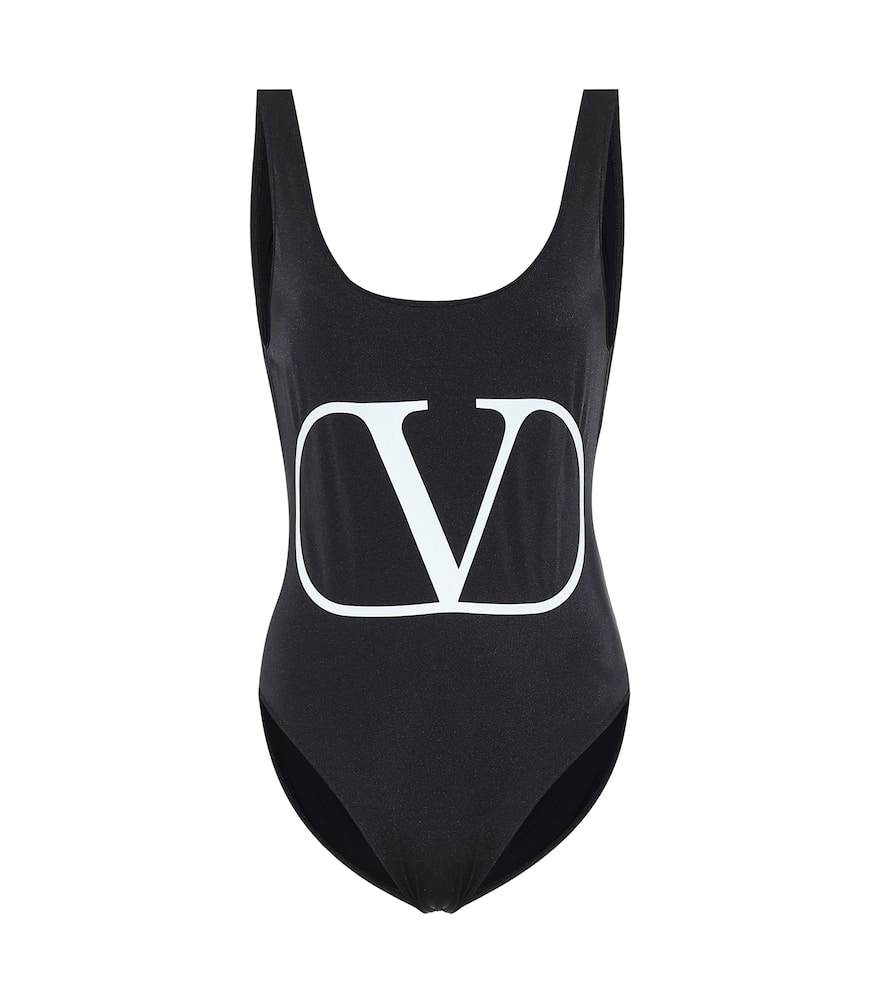 Valentino Vlogo One-piece Swimsuit In Black | ModeSens