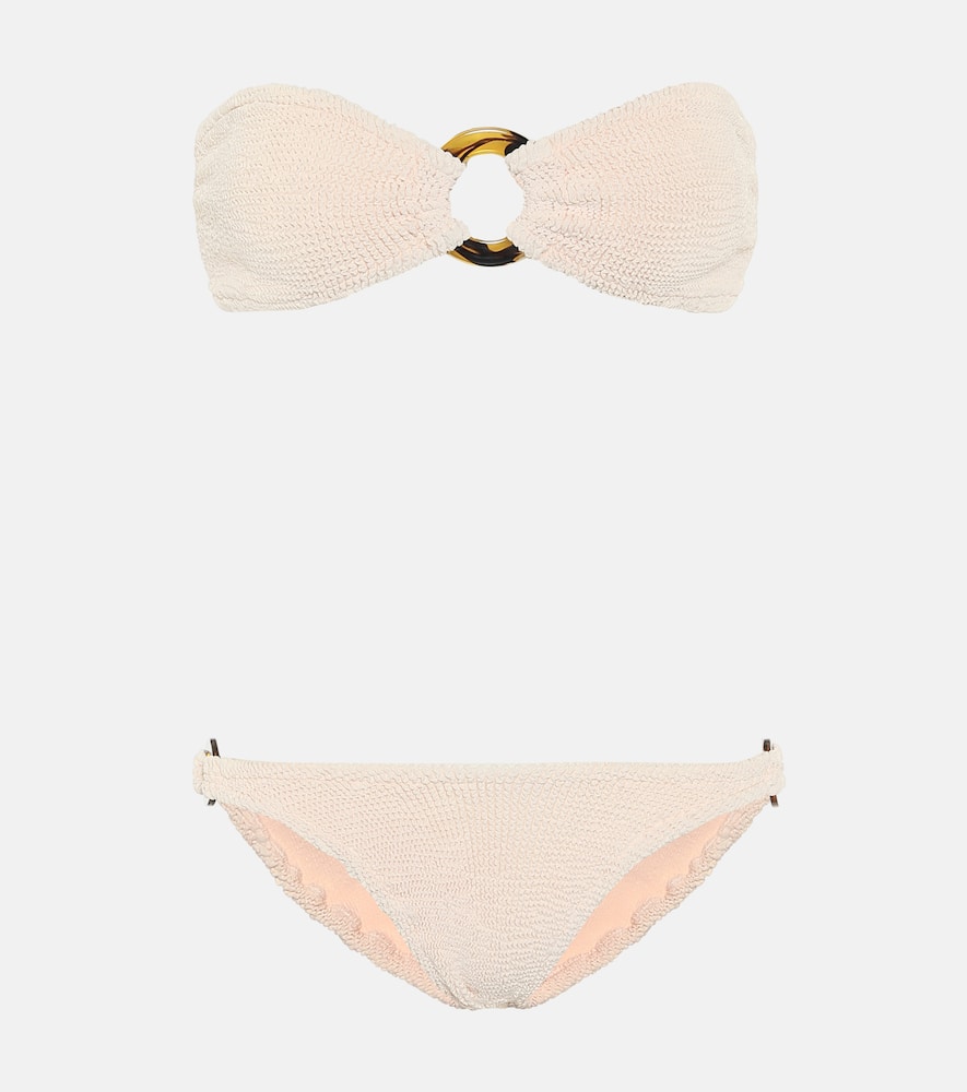 Click to view more detailed imagery on our partner's website Hunza G Gloria Bandeau Bikini In Beige