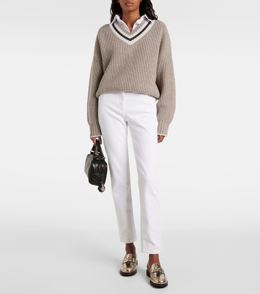 Brunello Cucinelli Mid-rise slim jeans