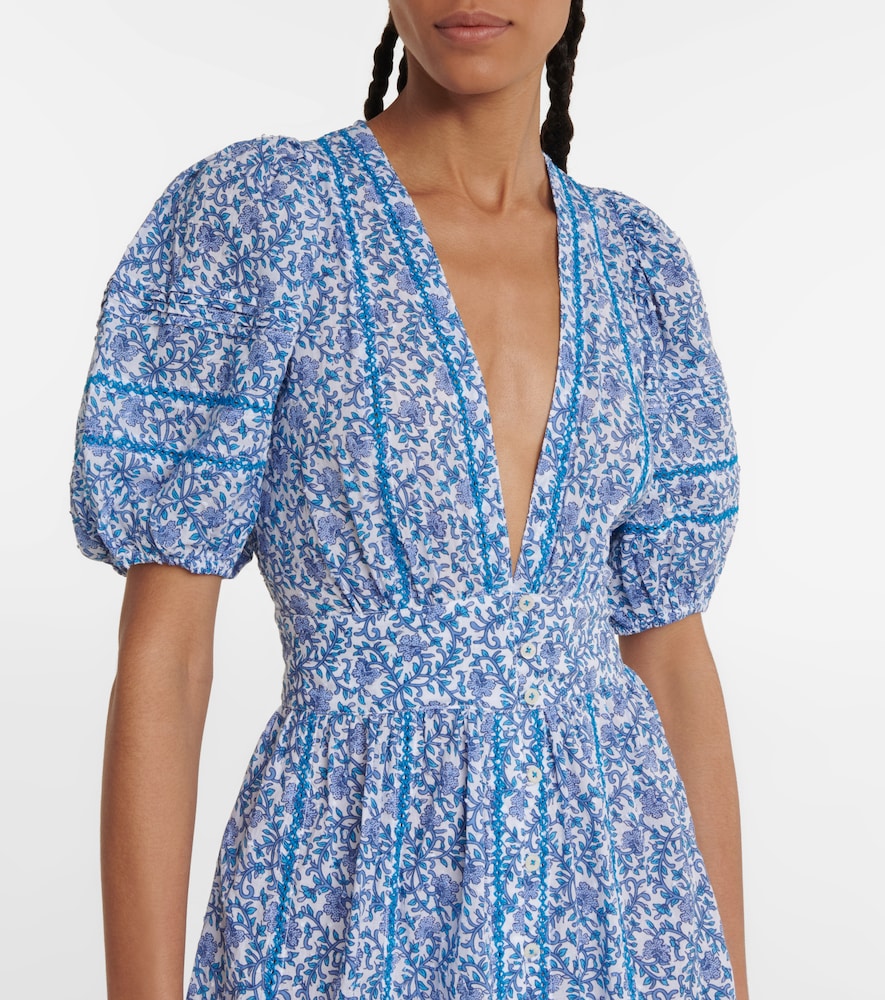  Poupette St Barth Poupette St Barth Reine Floral Midi Dress 