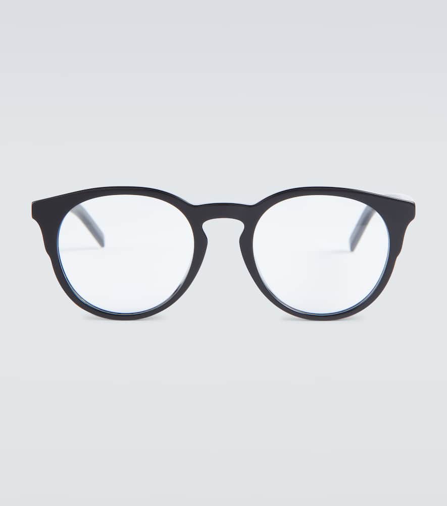 Round acetate glasses