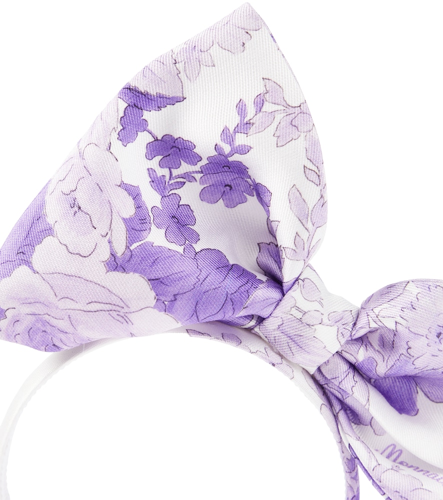  Monnalisa Monnalisa Floral Bow-detail Headband 