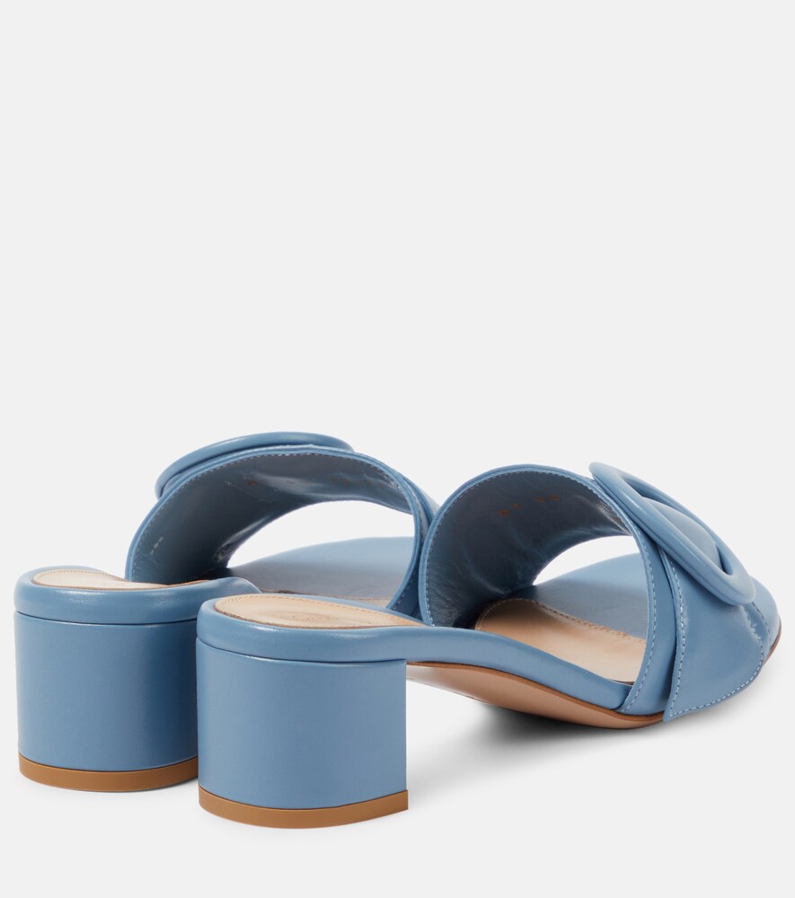  Gianvito Rossi Gianvito Rossi Pantoletten Venezia 45 Aus Leder 