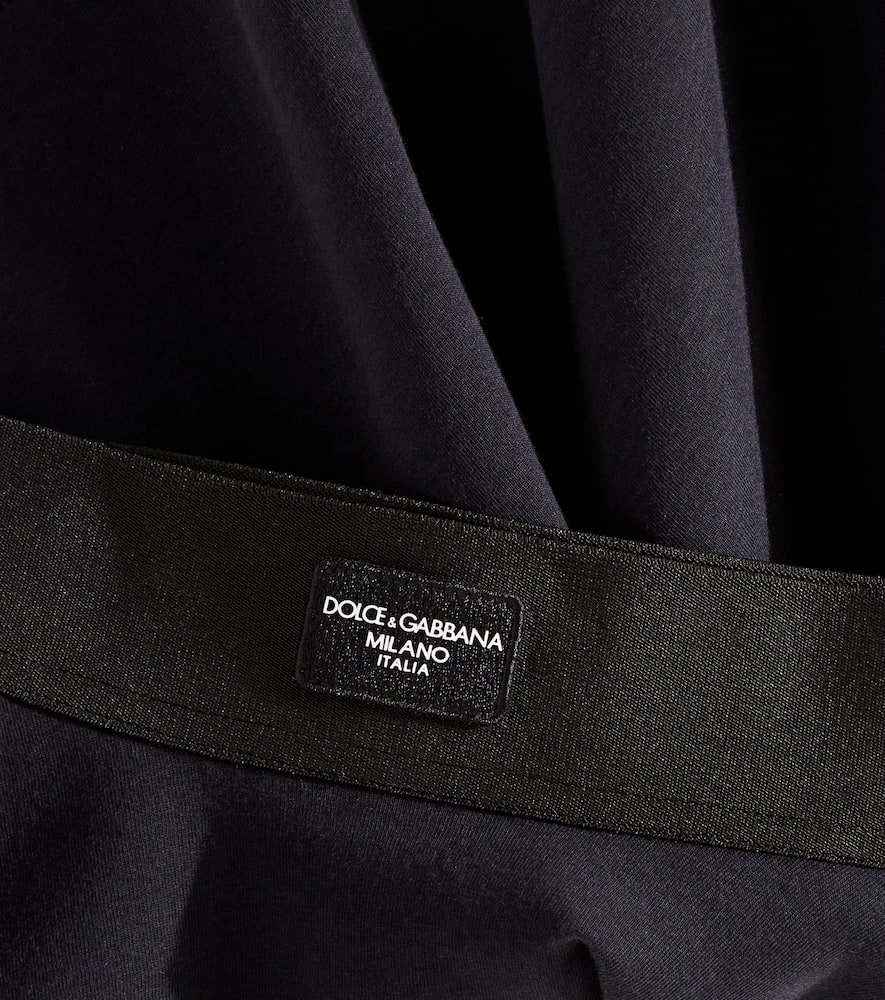 Dolce & Gabbana Cotton Skirt In Blue