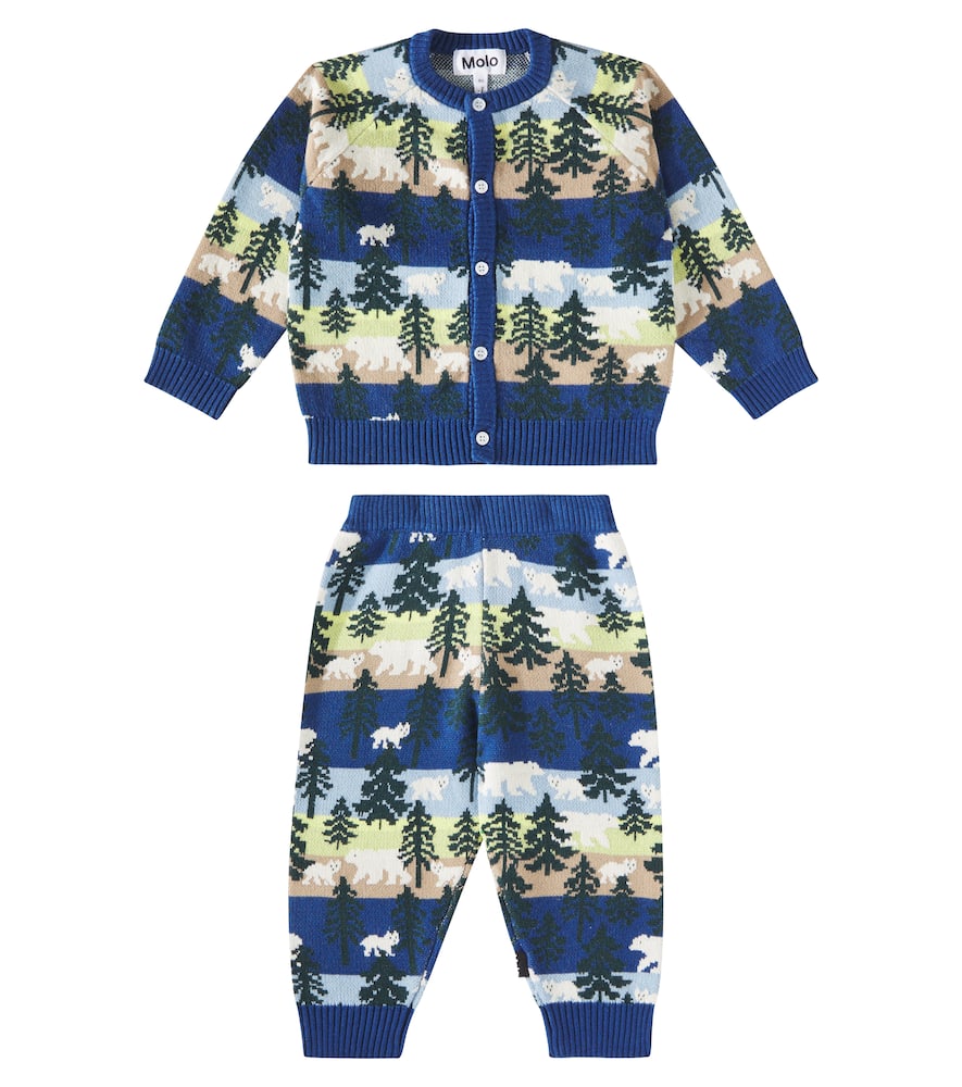 Molo Brody cardigan and Sol sweatpants set