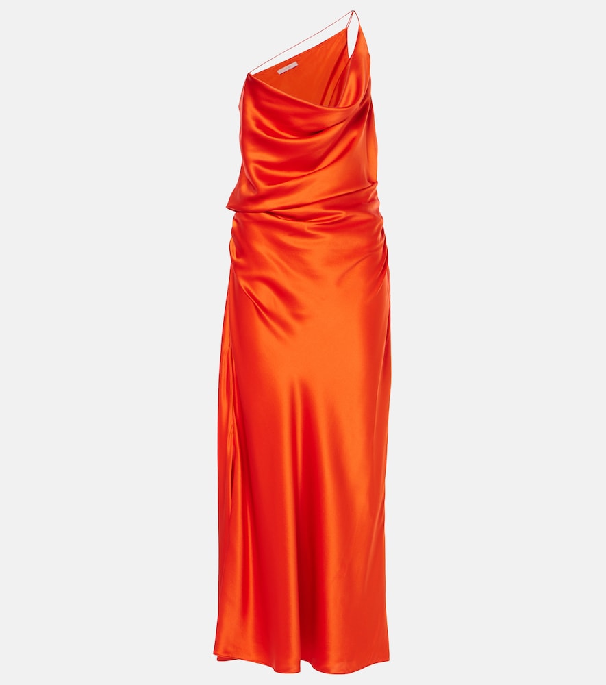 Silk Satin Midi Dress