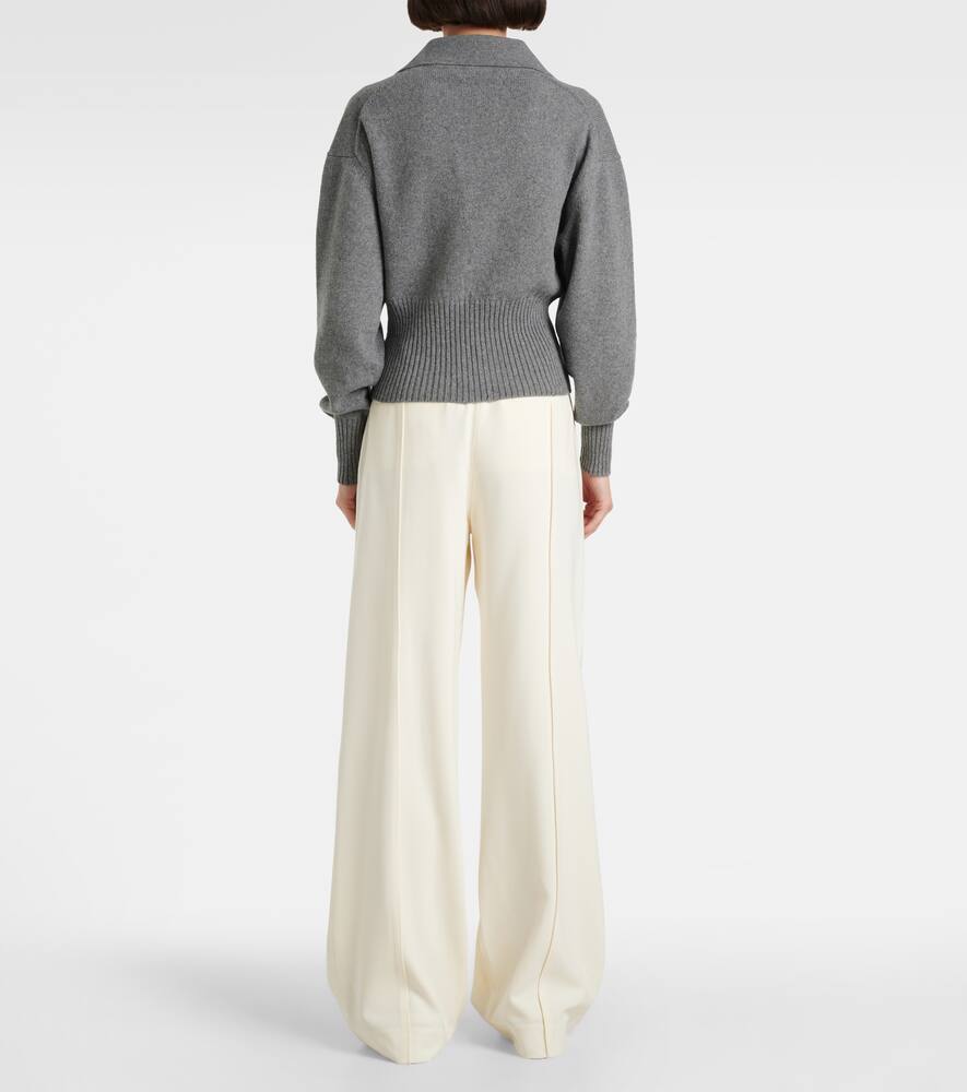 Proenza Schouler Jeanne Cashmere And Wool Sweater In Grey