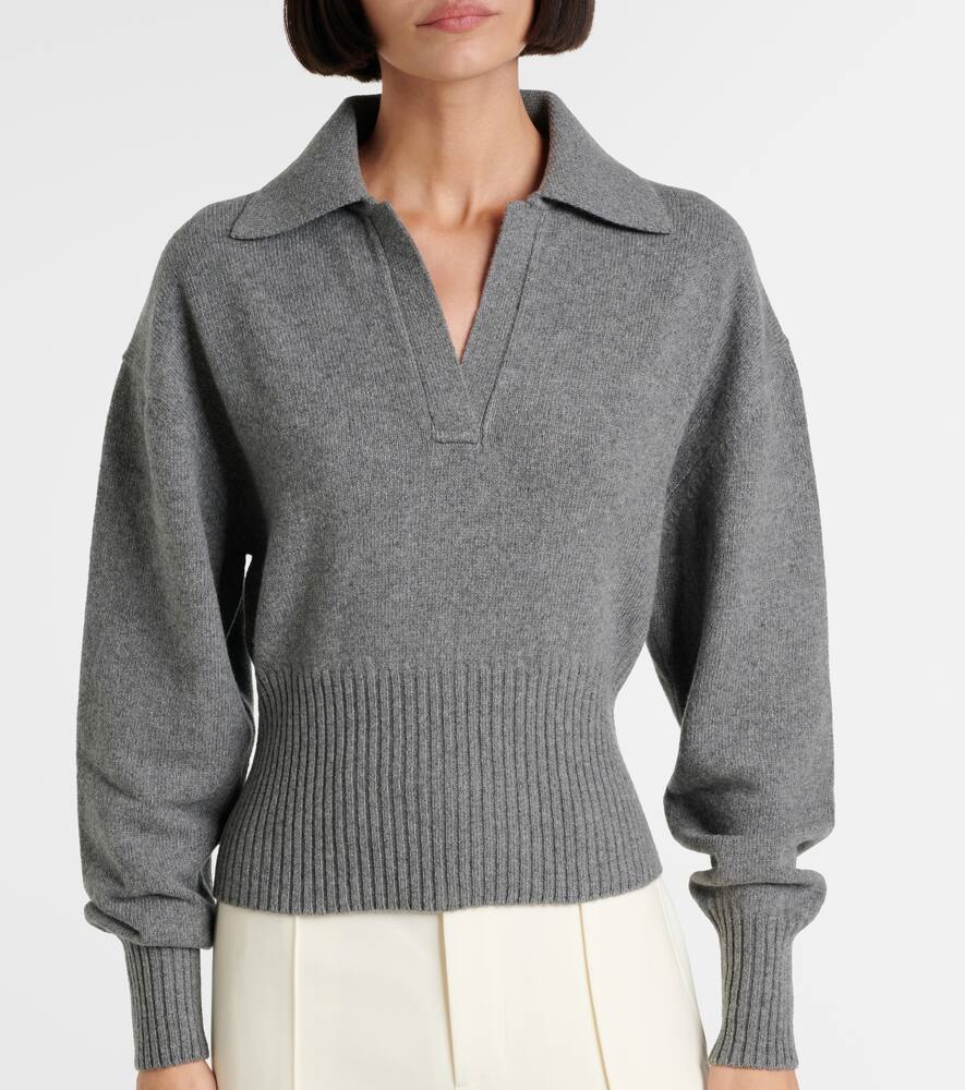 Proenza Schouler Jeanne Cashmere And Wool Sweater In Grey