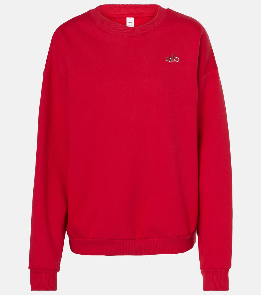 Alo Yoga Accolade cotton-blend terry sweatshirt
