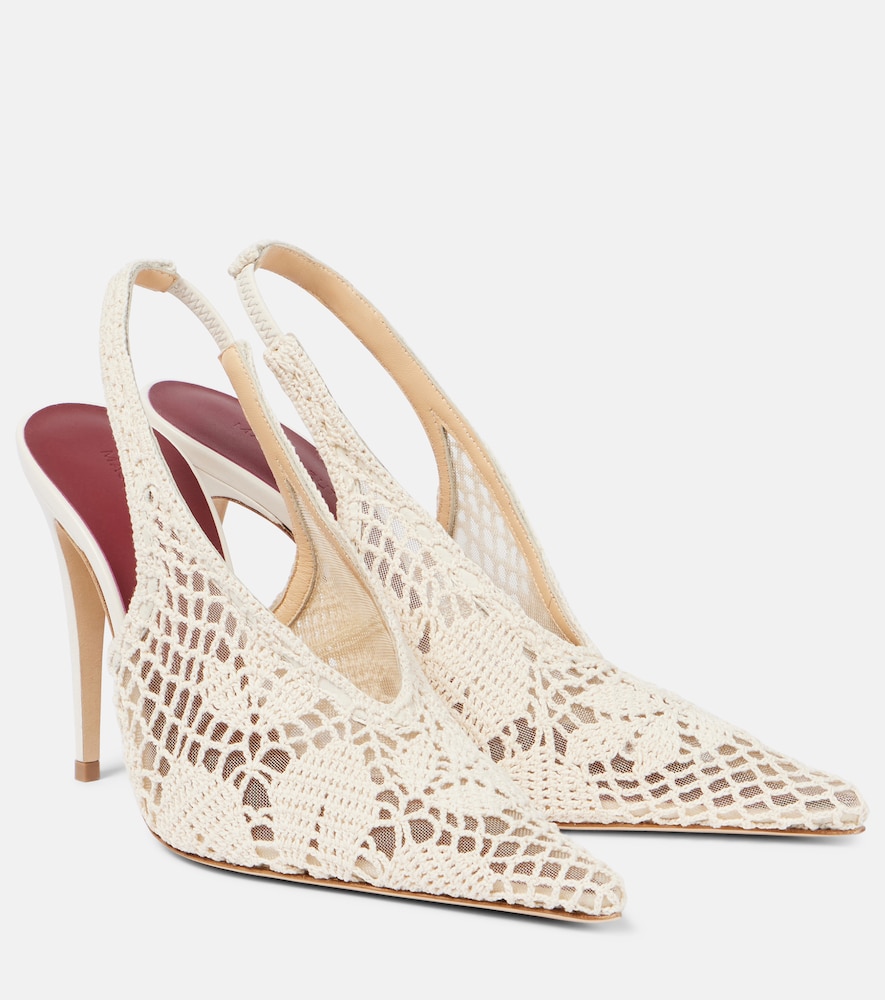 Magda Butrym 105 crochet slingback pumps | Thumbnail 6