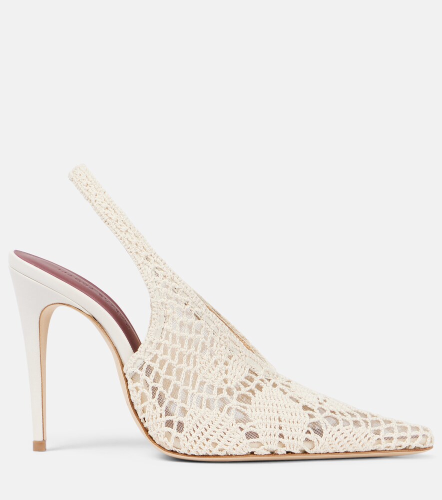  Magda Butrym Magda Butrym Slingback-pumps 105 Aus Häkelstrick 