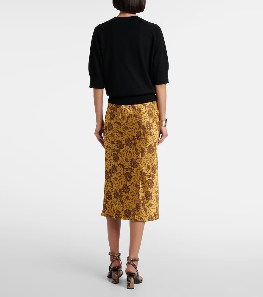 Dries Van Noten Wool Top In Black