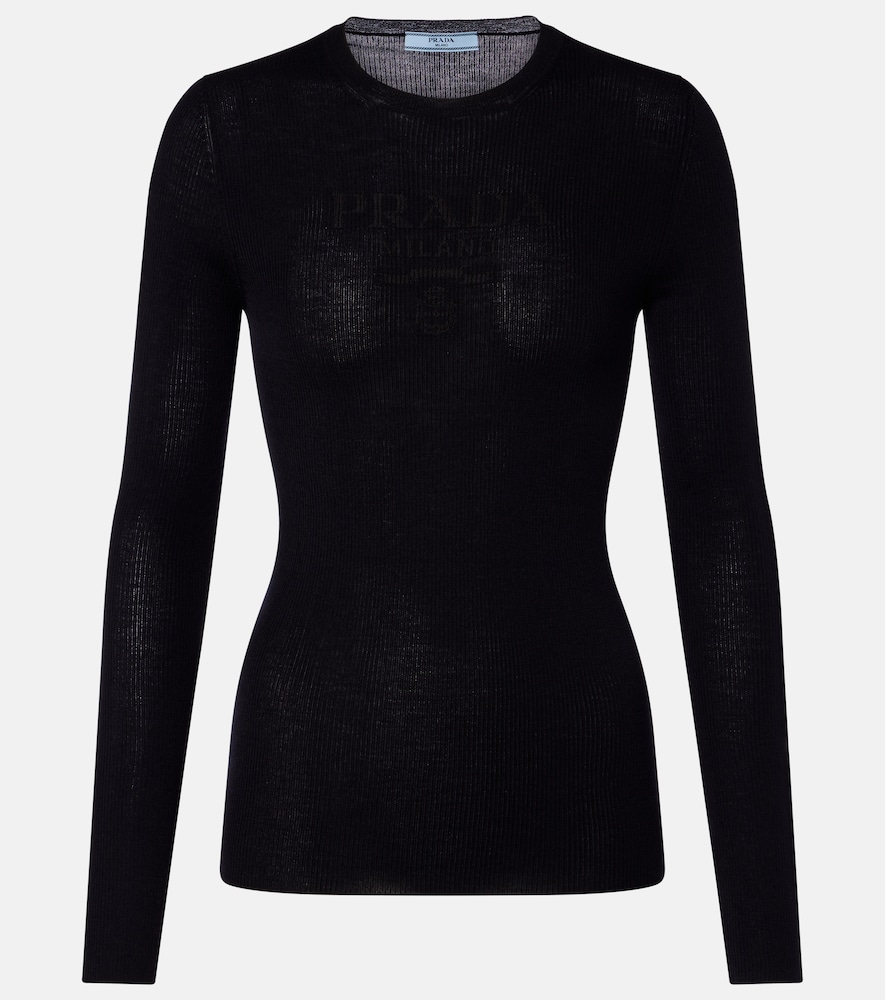 Prada Wool and silk-blend sweater