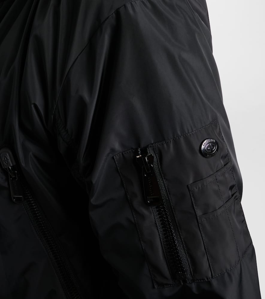 Goldbergh Jeanne Bomber Jacket With Faux Fur In Black