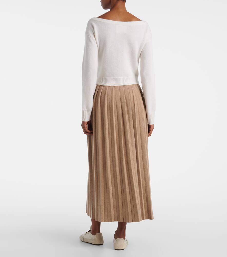 Lisa Yang Beata Cashmere Cardigan In White