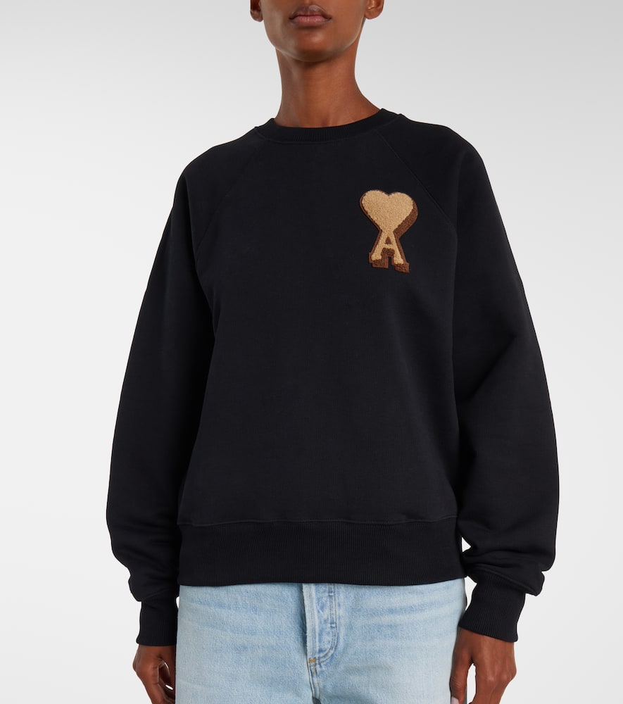 Ami Alexandre Mattiussi Ami Paris Ami Paris De Coeur Crew Neck Jumper In Multi
