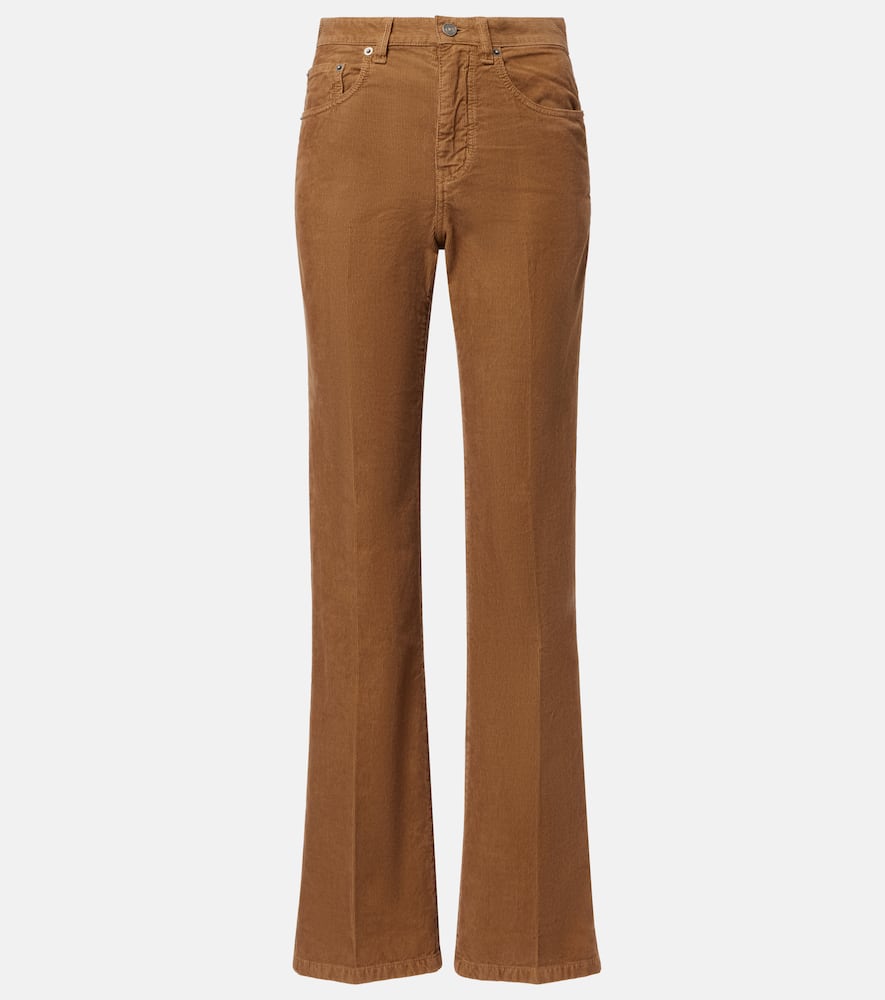 Clyde cotton corduroy wide-leg pants