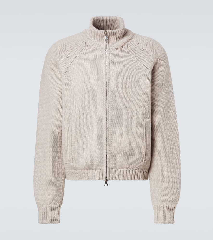 Our Legacy Ultra Wool Zip-up Cardigan In Gray
