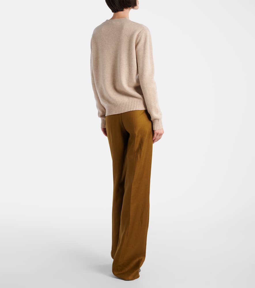 Max Mara Cinema Cashmere Sweater In Brown