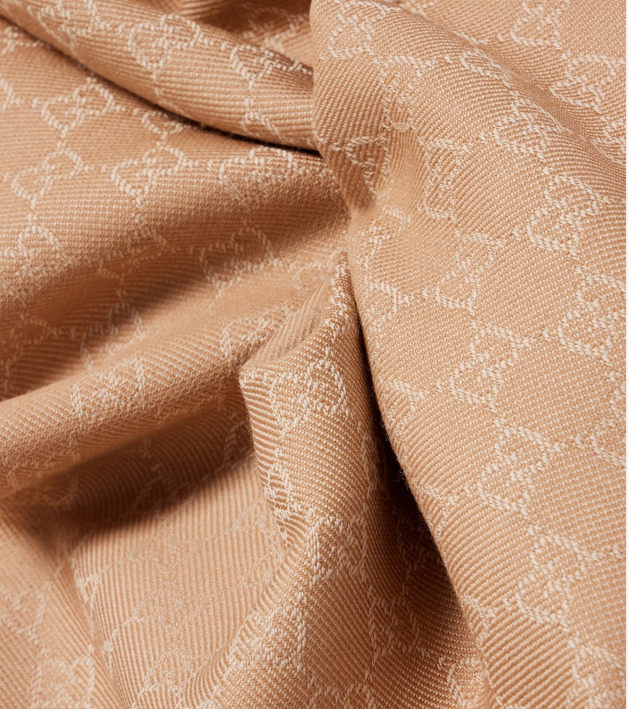 GG Wool Jacquard Scarf