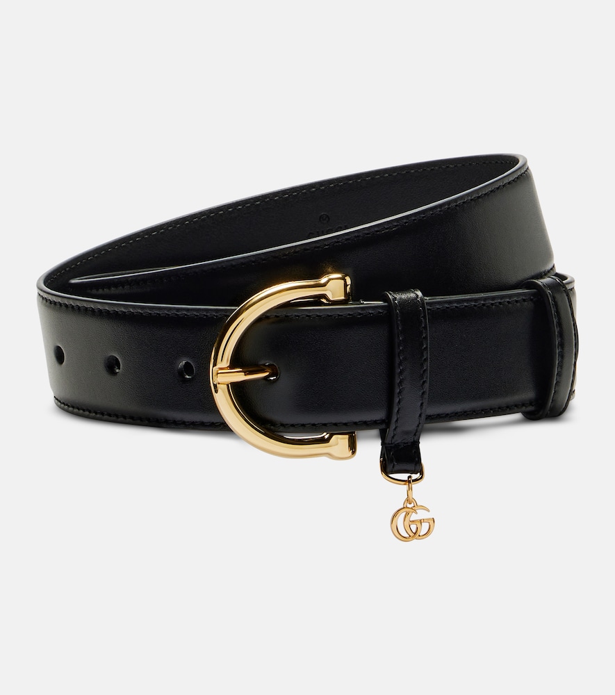 Gucci Women's Black Leather Belt Inch Size 31.5