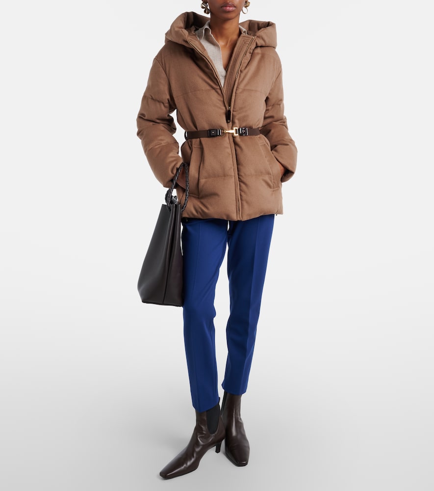  Max Mara Max Mara The Cube Corona Camel Hair Puffer Jacket 