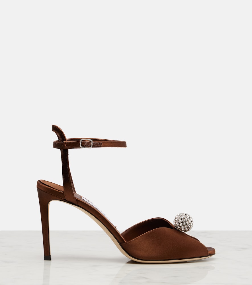  Jimmy Choo Jimmy Choo Sandalen Sacora 85 Aus Satin 