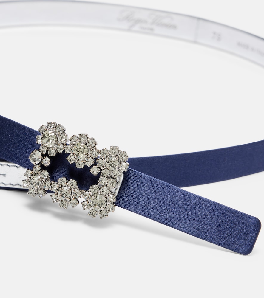  Roger Vivier Roger Vivier Efflorescence Satin Belt 