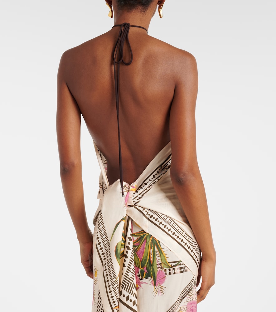  Blumarine Blumarine Bedrucktes Top Aus Twill 