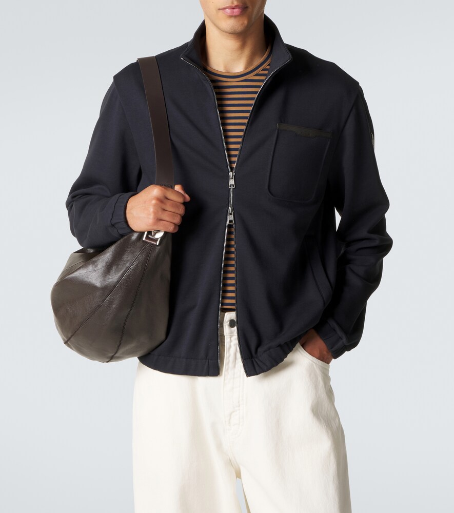 Moncler Moncler Jacke Aus Einem Baumwollgemisch 