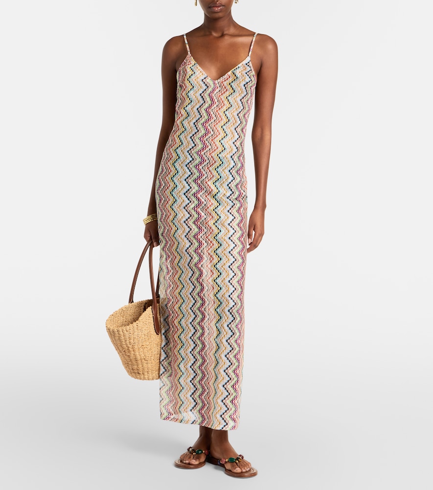 Missoni Zigzag lamé maxi dress