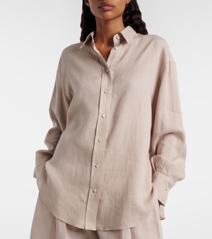  Brunello Cucinelli Brunello Cucinelli Top Aus Leinen 
