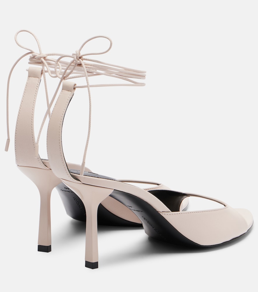  Victoria Beckham Victoria Beckham Eliza 75 Leather Sandals 