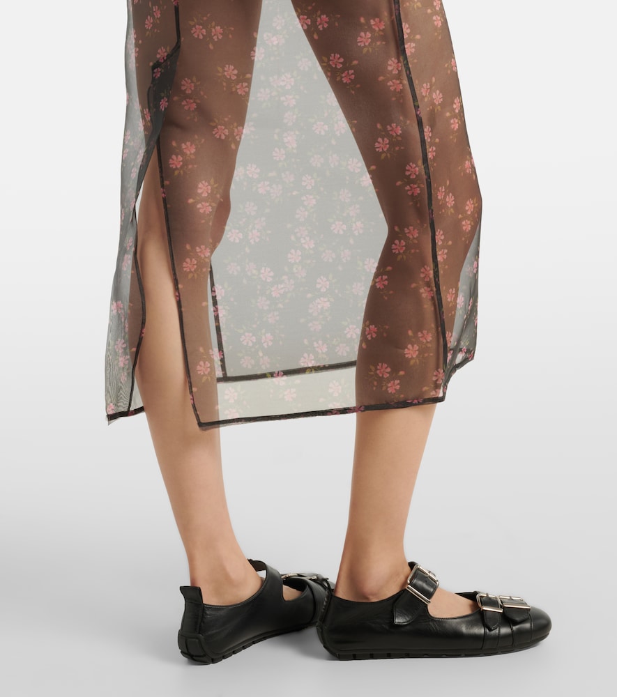  Simone Rocha Simone Rocha Bedruckter Midirock 
