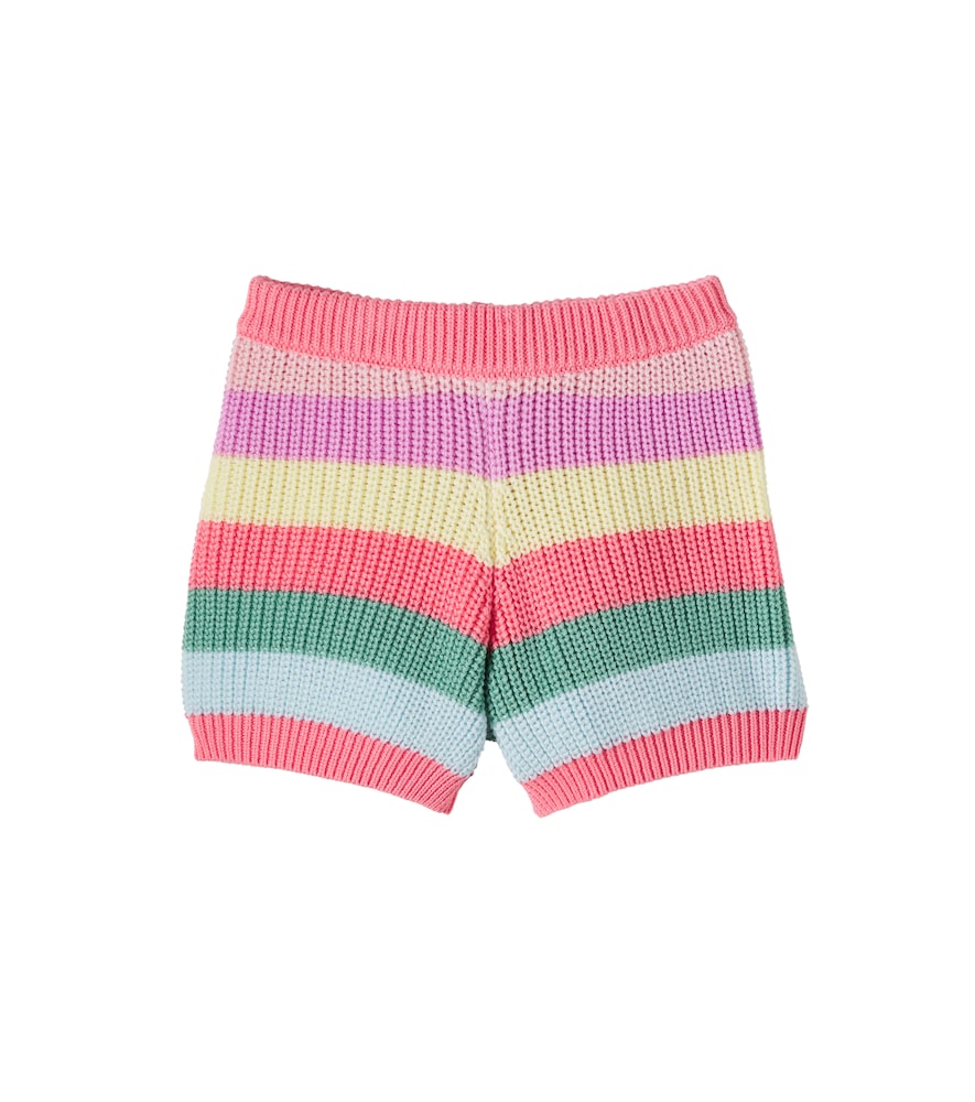 The New Society Multicoloured Canela Striped Cotton Shorts Y Size 10