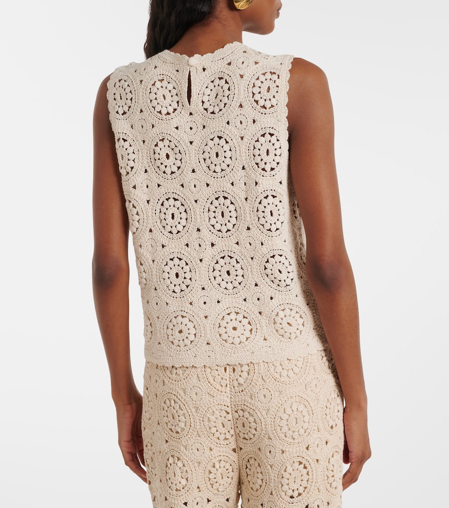 Frame Frame The Crochet Cotton Top 