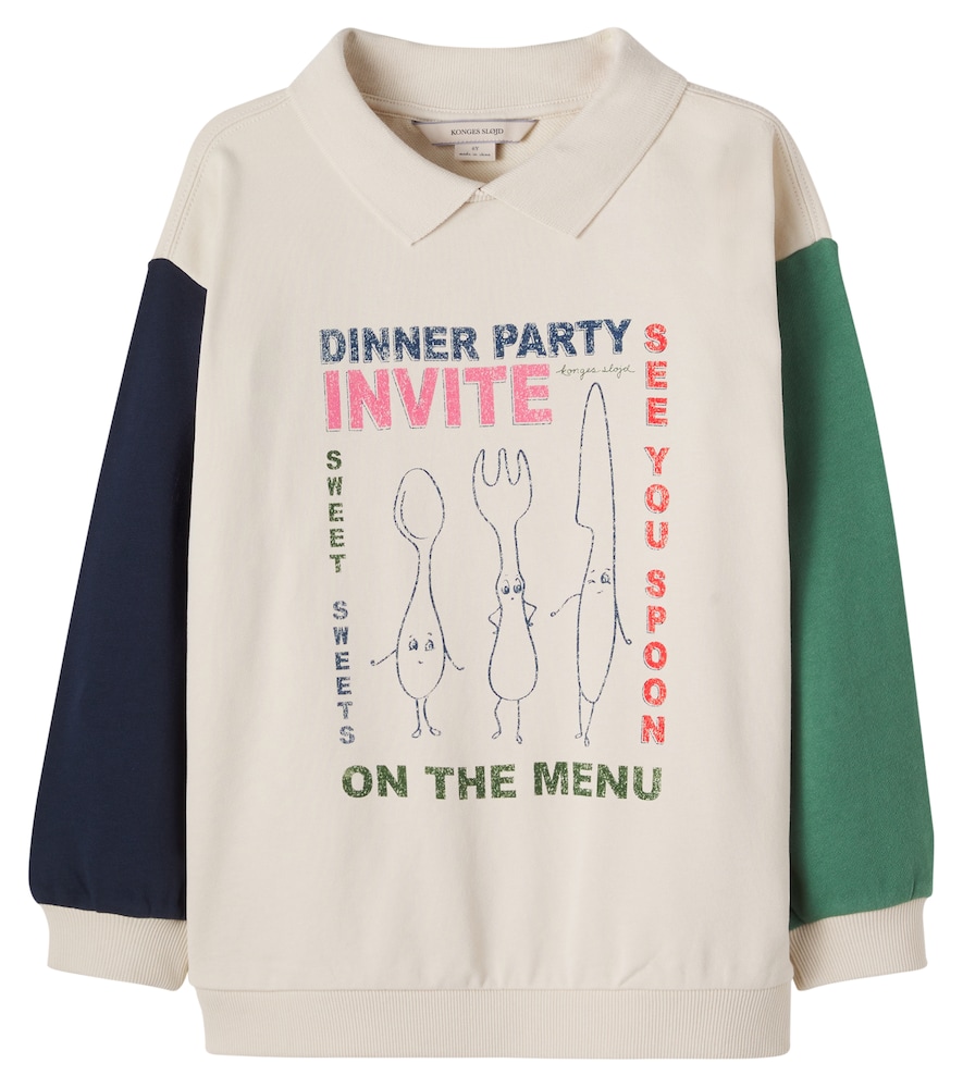 Konges Slojd Multicoloured Spotty Cotton Jersey Polo Sweatshirt Y 7/8 - Mytheresa