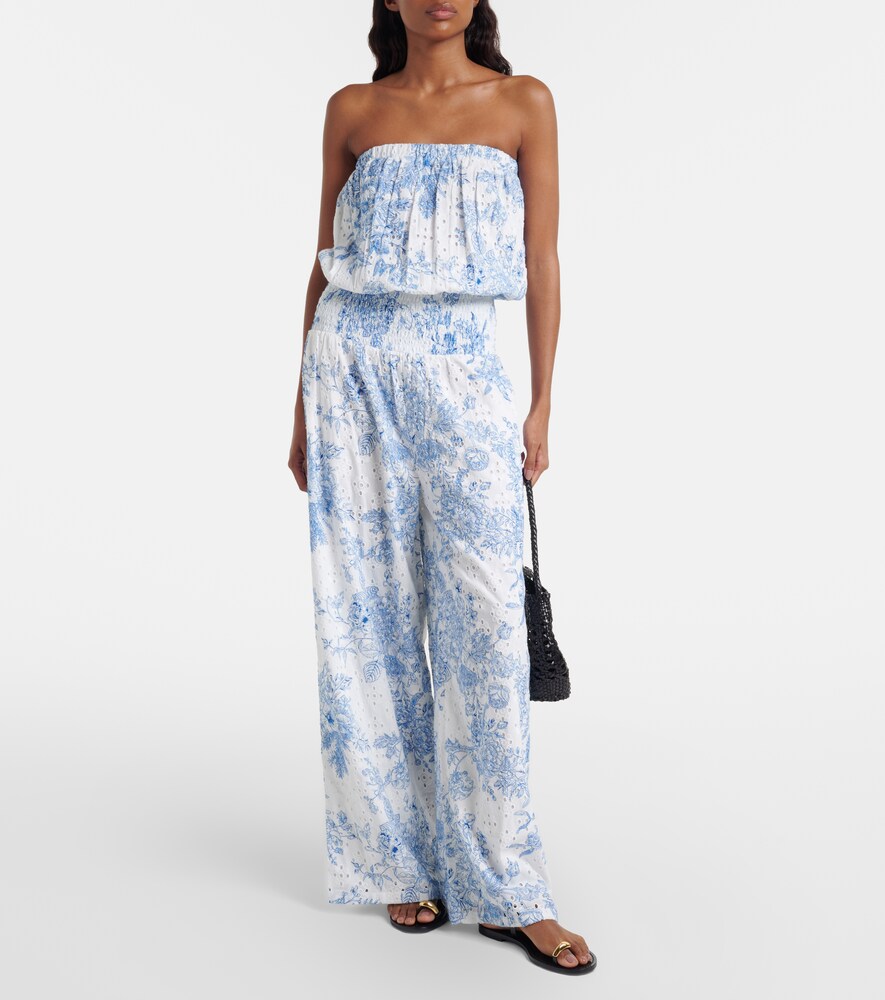 Melissa Odabash Naomi broderie anglaise jumpsuit