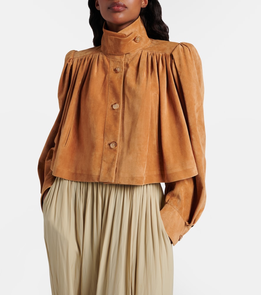Chloé Cropped Gathered Jacket