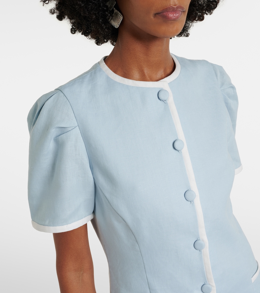  Faithfull Faithfull Madeline Linen Minidress 