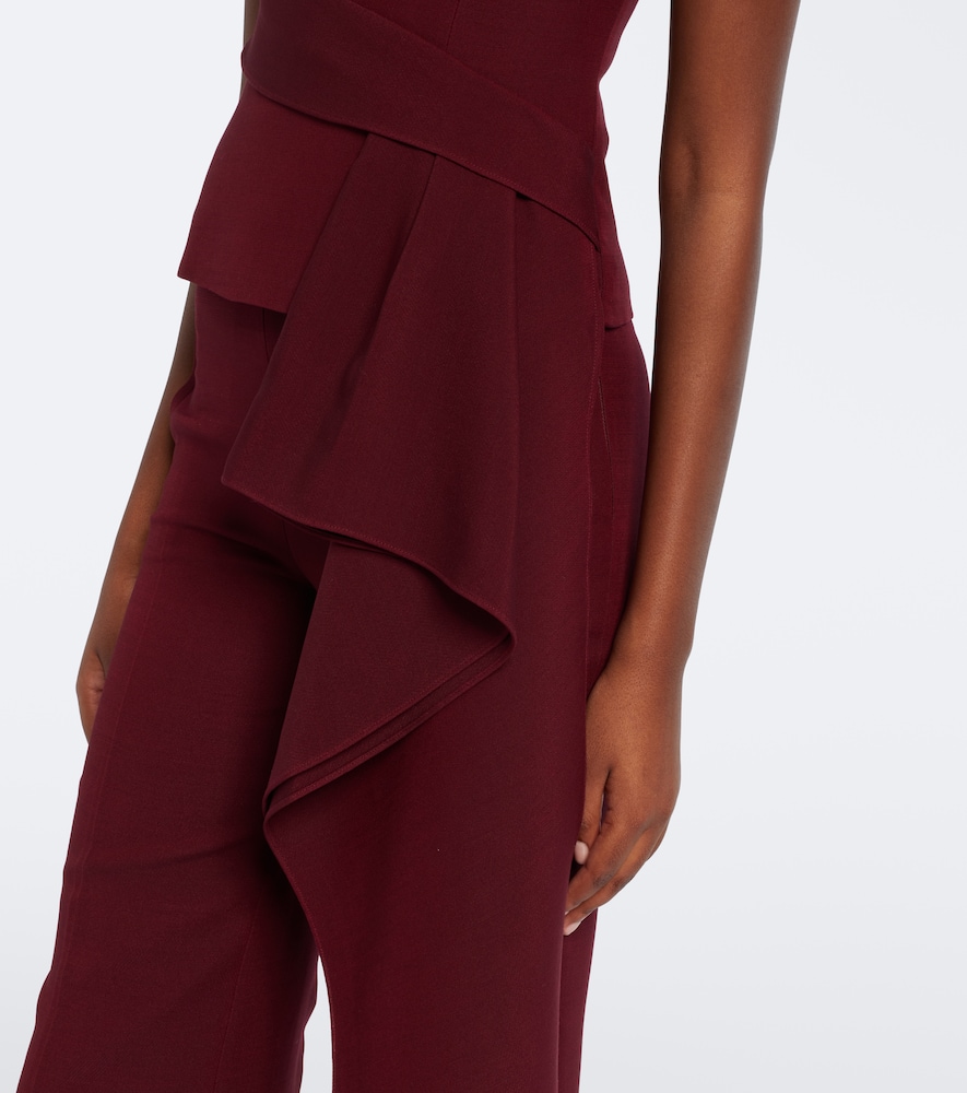 Draped Wool And Top