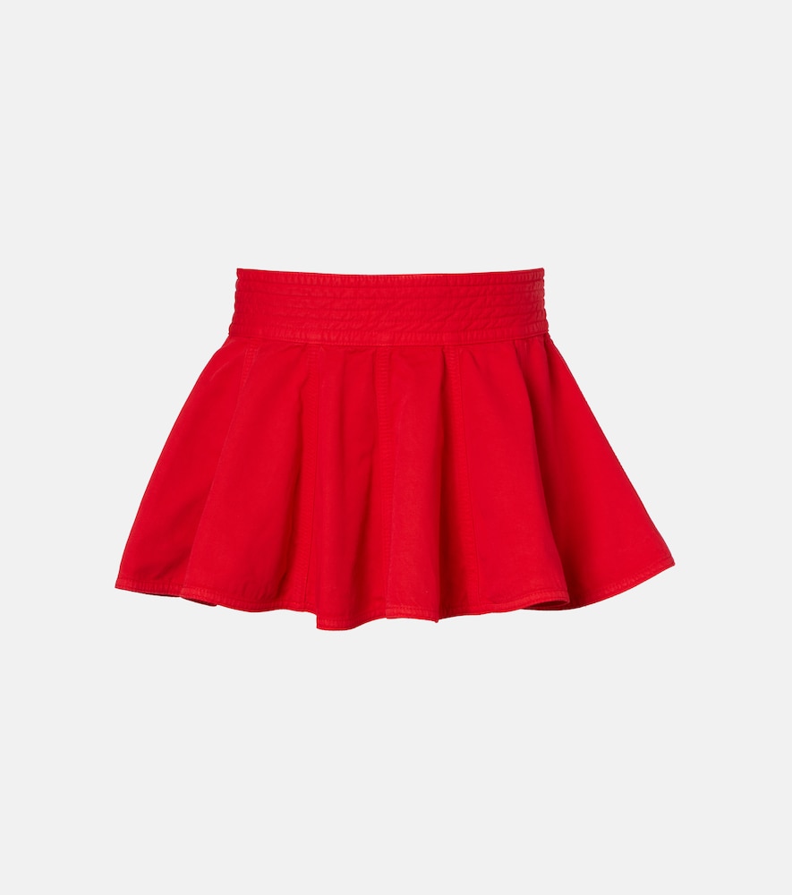 Alaia Women's Red Peplum Denim Belt UK Size 16 - Mytheresa